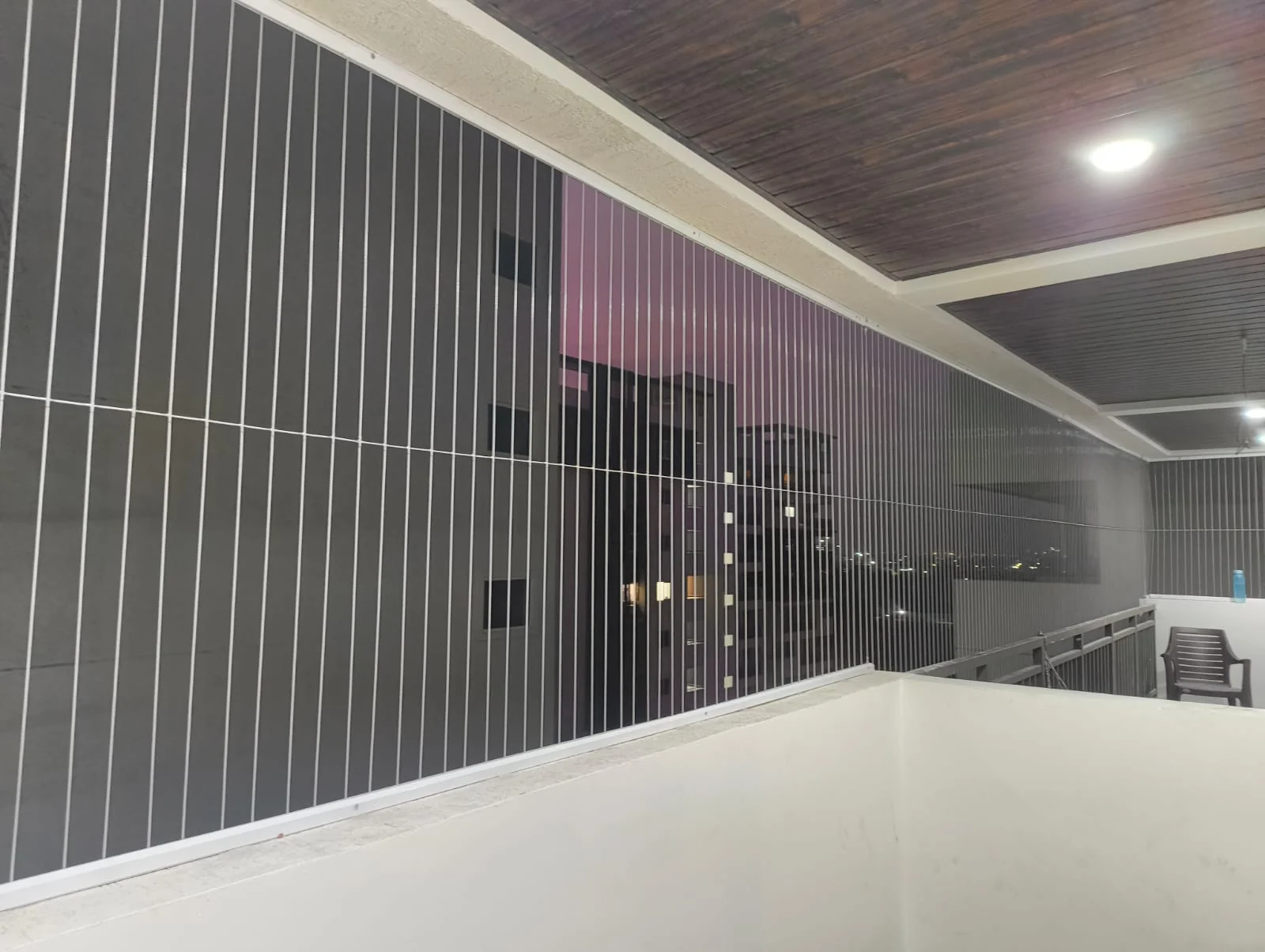 Balcony Invisible Grill Installation in Vijayawada - Real Project 18 by Sandhya Invisible Grills